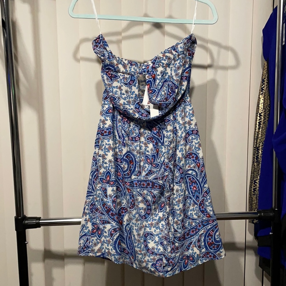 Monteau Strapless Dress with Wrap Chest | M NWT